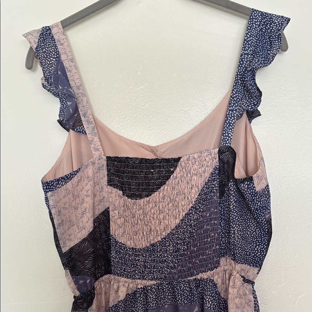 BB Dakota All Mixed Up Ruffle Sleeve Dress, Sz M - Picture 9 of 10